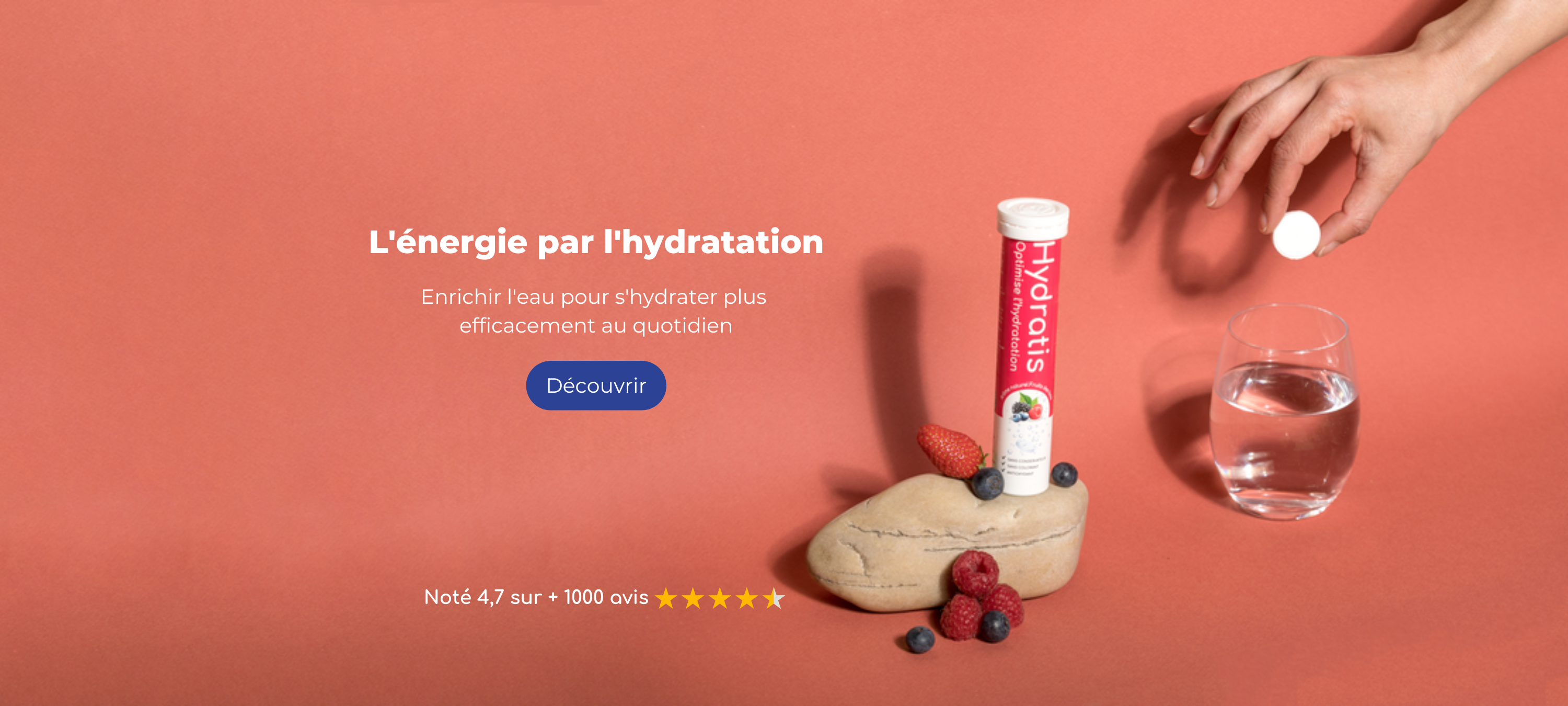 Hydration: Hydratis electrolyte tablets to create your drink
– HYDRATIS