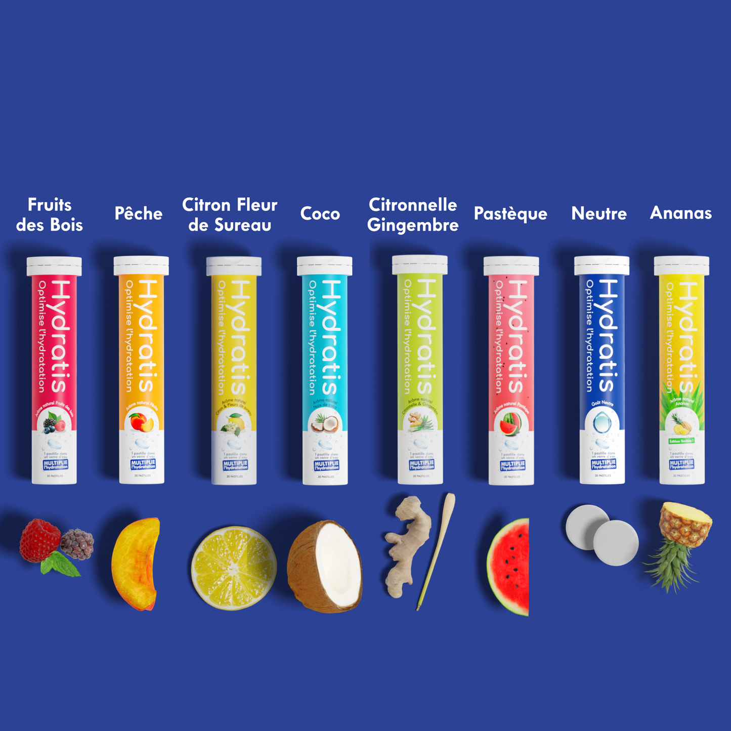 Blue bottle pack + 7 tubes